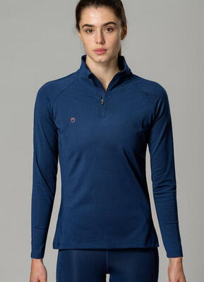 Dames thermisch t-shirt playerlayer eco midlayer navy xs