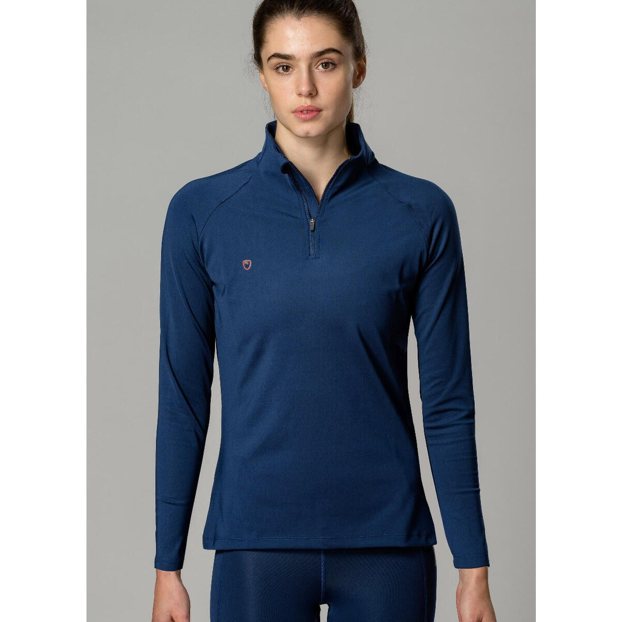Zodiac Original - Playerlayer Eco Midlayer T-shirt Thermique Femme Navy Xs - Sous Maillot Manche Longue - Bleu - Decathlon