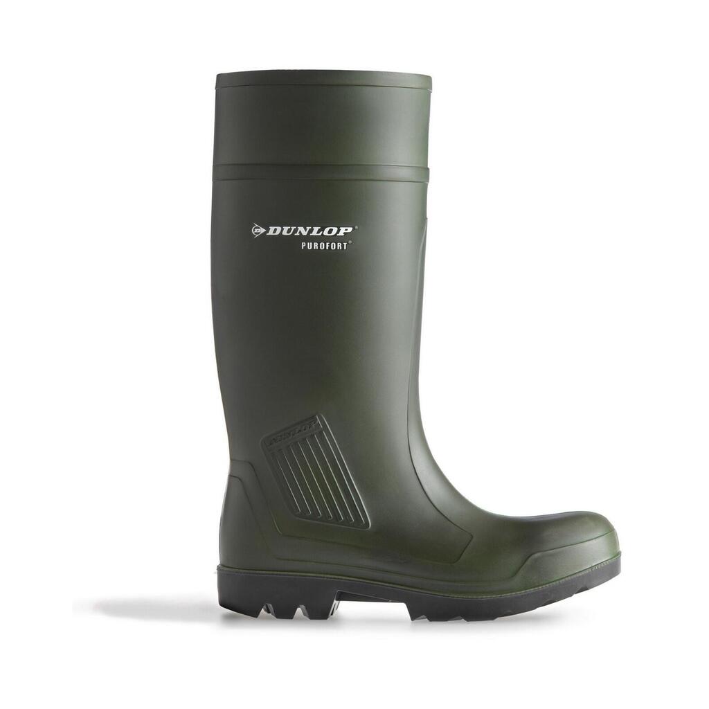 Purofort Professional Plain Rubber Wellingtons GREEN