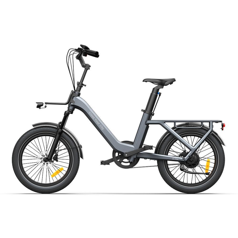 Bicicleta elétrica AirOne Ultra, transmissão por correia, motor Bafang, LCD, APP 5/6
