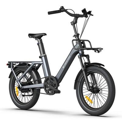 Airone ultra elektrische fiets.20''×2.4''. riemaandrijving.bafang-motor.lcd. app