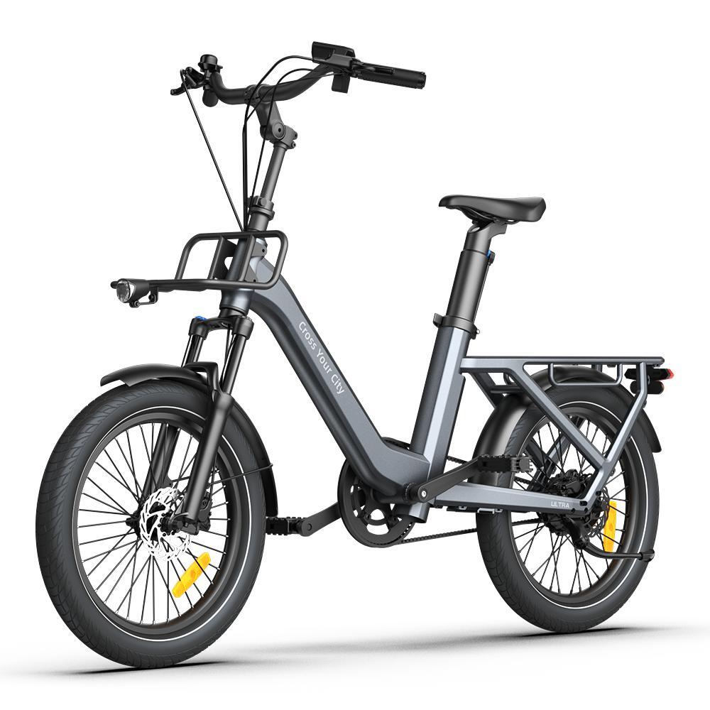 Bicicleta elétrica AirOne Ultra, transmissão por correia, motor Bafang, LCD, APP 4/6