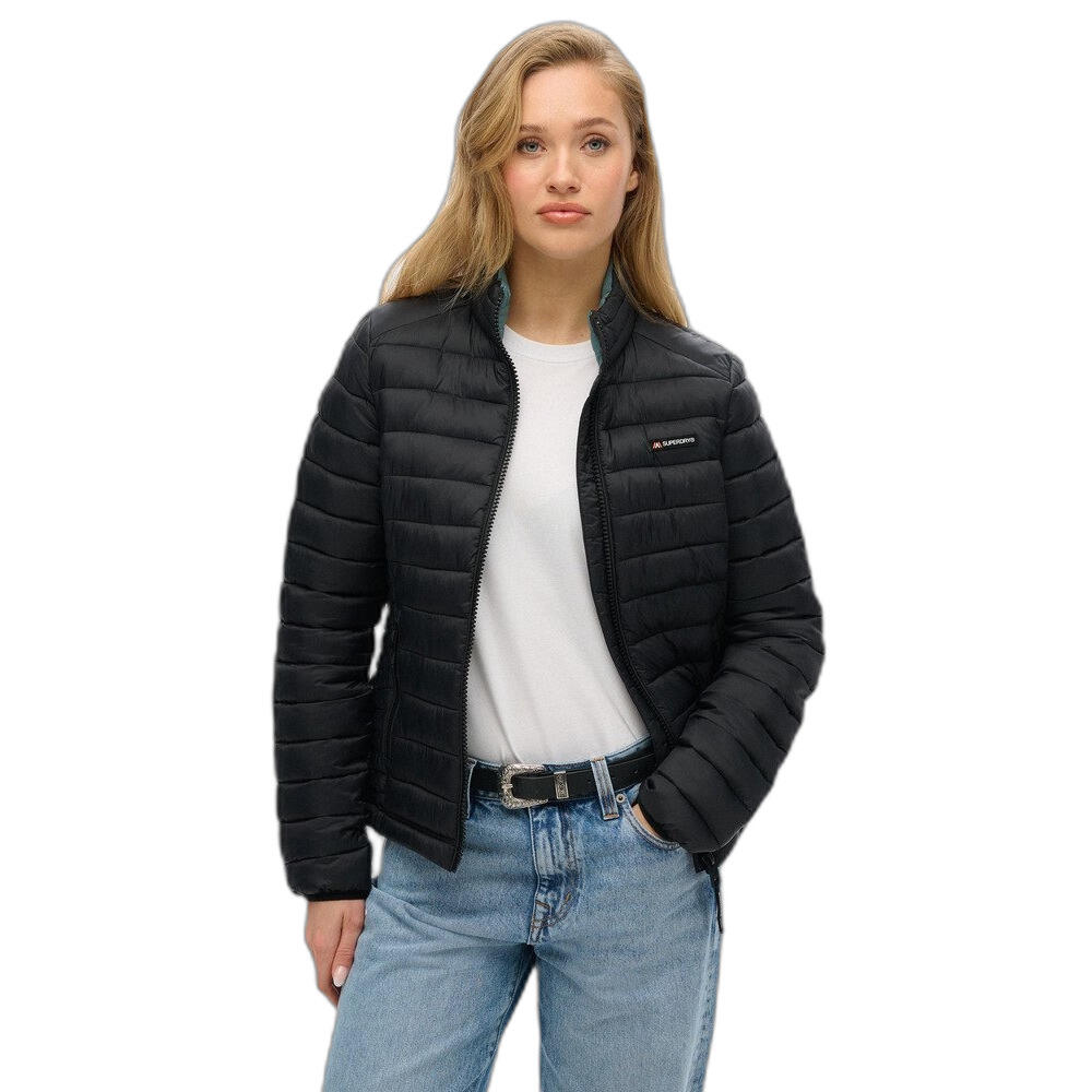 Superdry - Doudoune Femme Superdry Fuji Lite Padded - Doudoune Synthétique - Noir - Decathlon