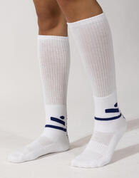 Chaussettes hautes volley “Jump Spin” (2 paires) – Logo noir (40/43)