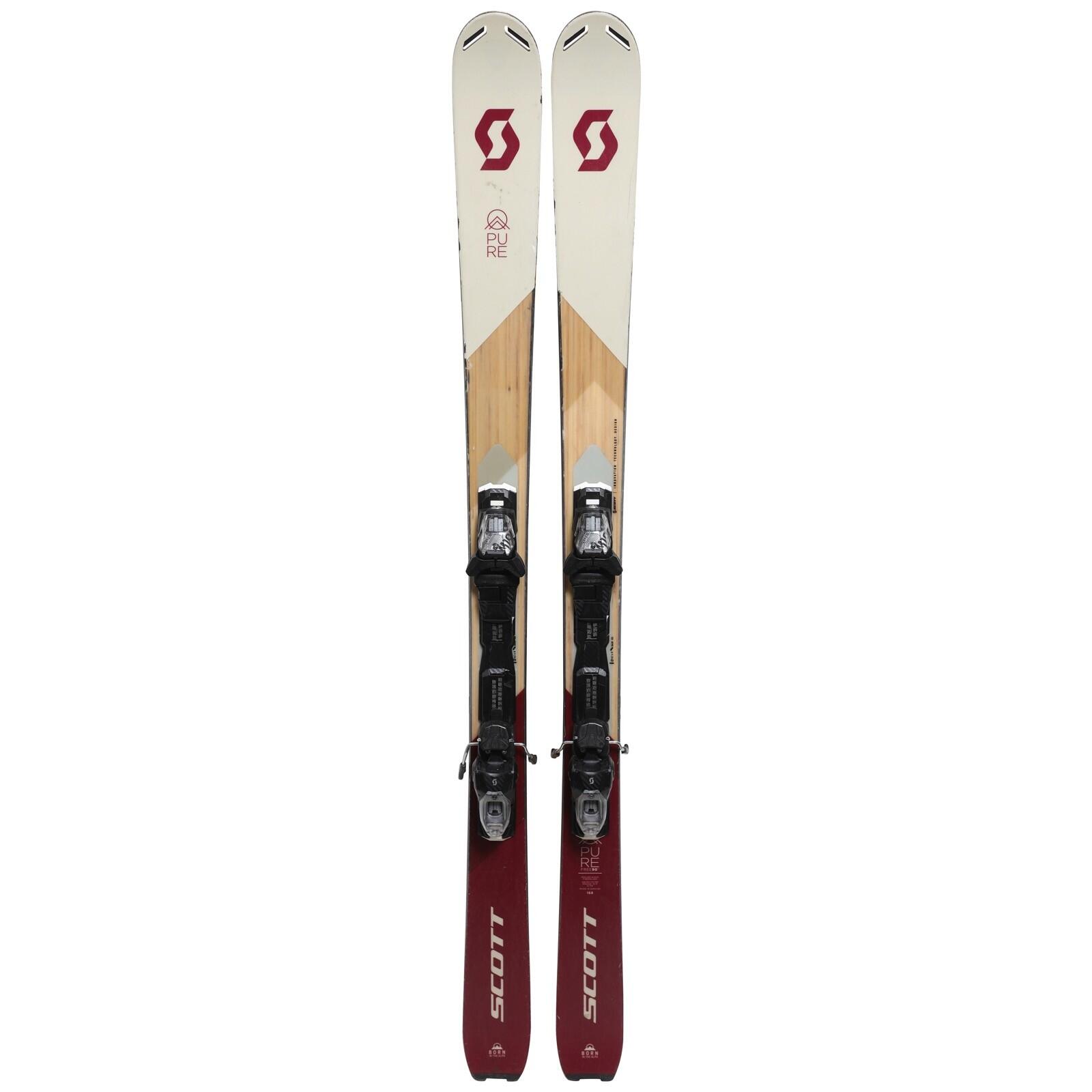 RECONDITIONNE - Ski Scott Pure Free 90 Ti W + Fixations 2/4
