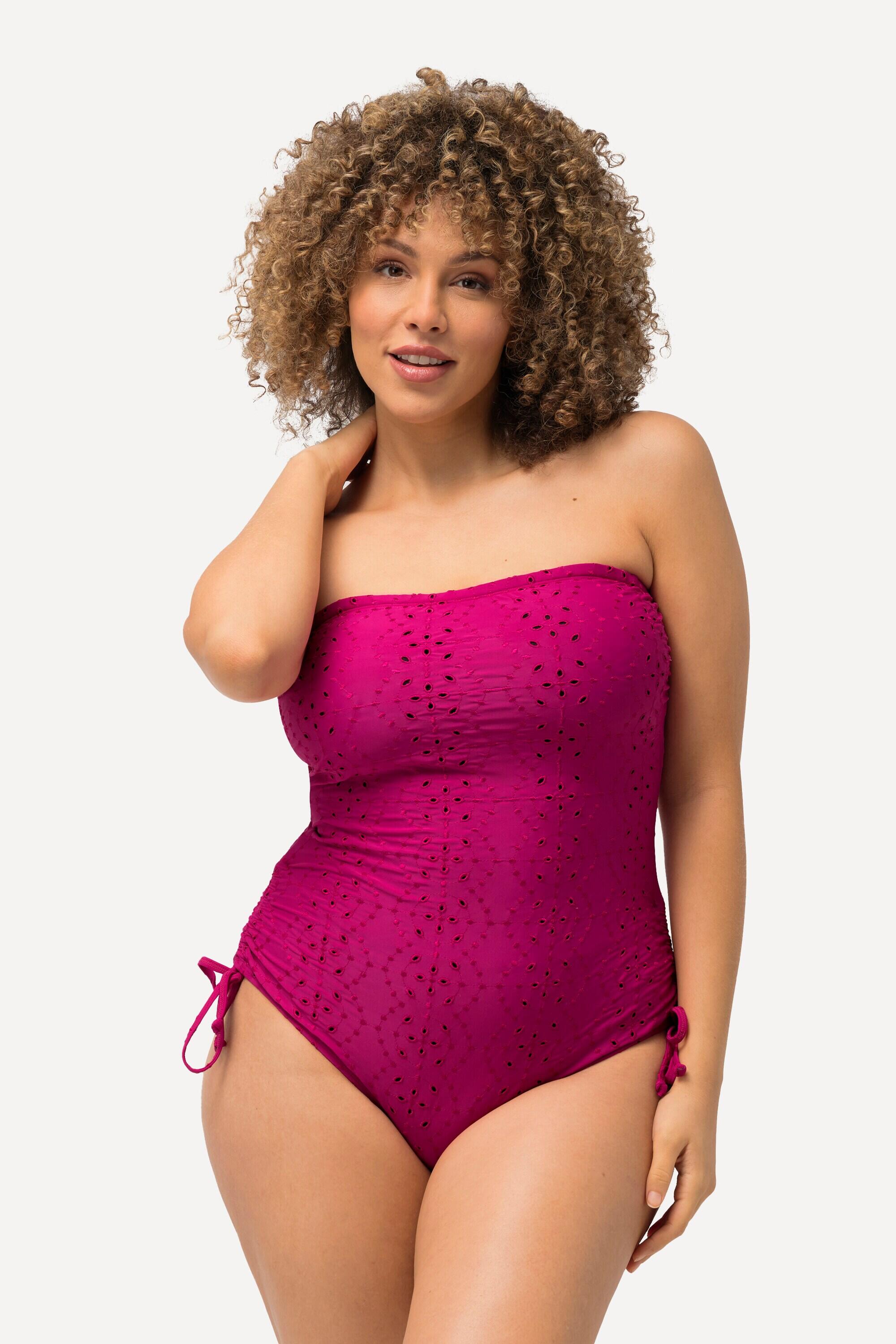 Femme Maillot de bain à bonnets souples. Bretelles amovibles. Motif géométrique 4/6