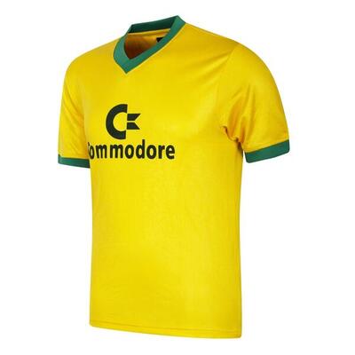 Camiseta de fútbol retro - Hombre - FC Bayern Munich 1986 - Amarillo