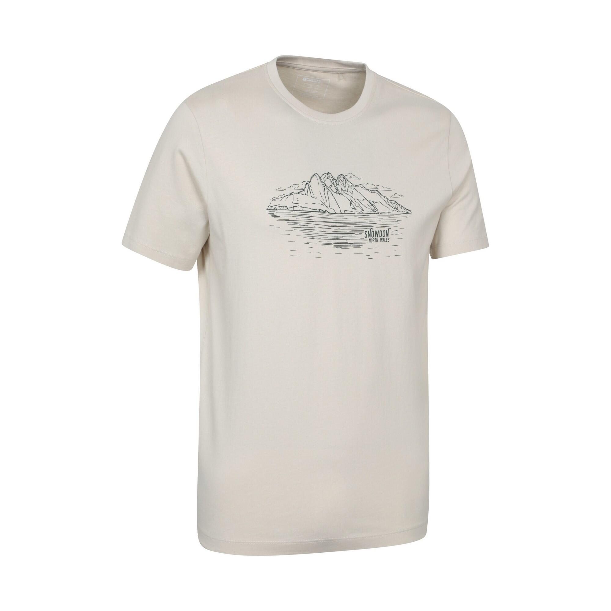 Tshirt Manches Courtes SNOWDON Homme (Blanc Cassé) 3/4