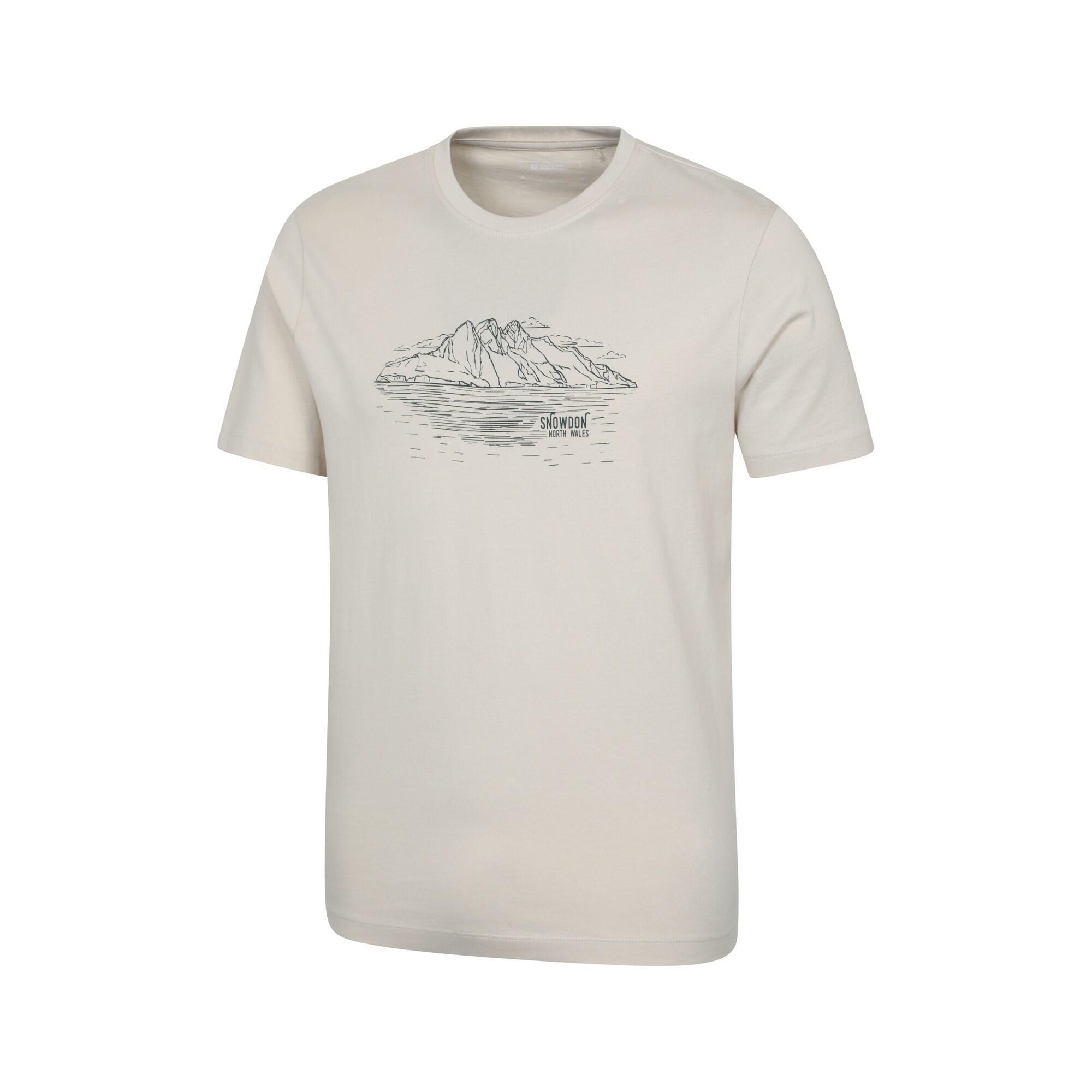 Tshirt Manches Courtes SNOWDON Homme (Blanc Cassé) 4/4