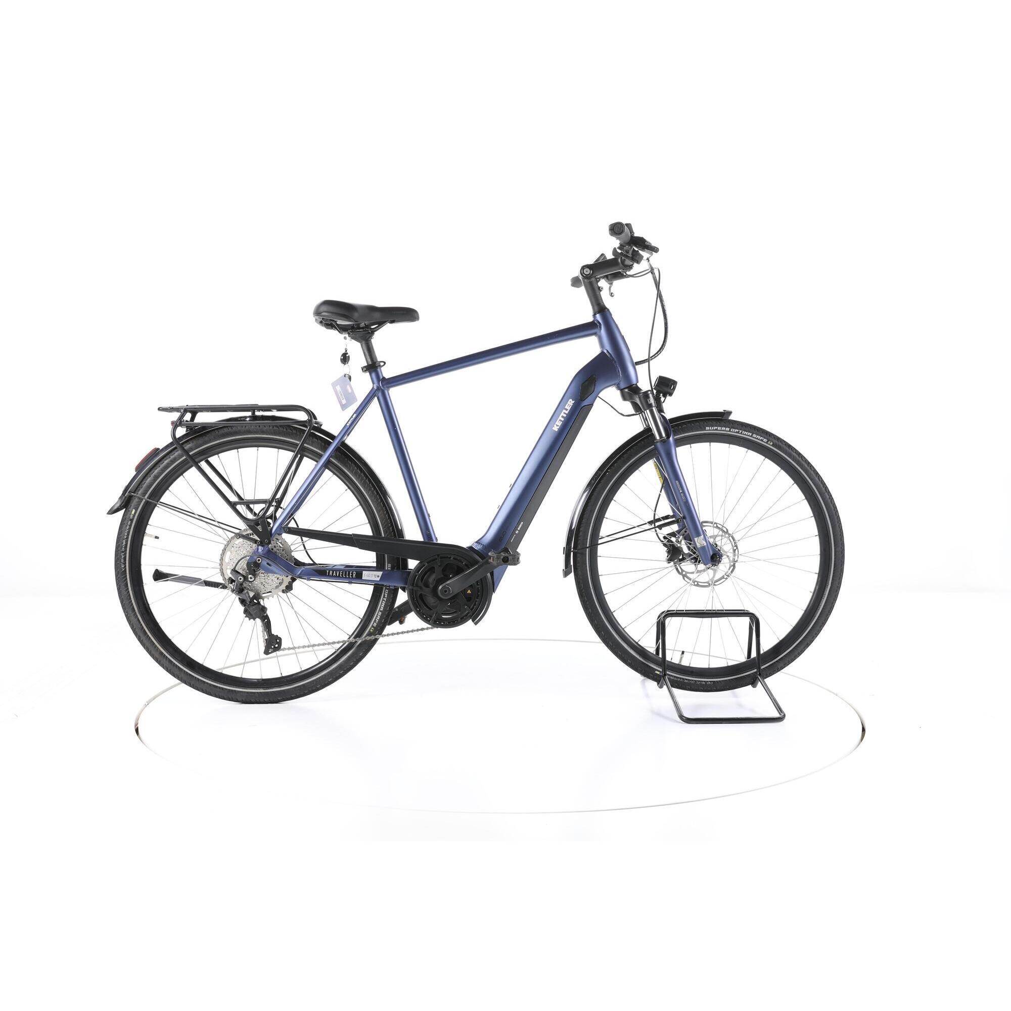 Kettler - Reconditionné - Kettler Traveller Egold 10+ Trekking Vélo Électrique - Très Bon - Vélo De Voyage - Bleu - 60 - Decathlon