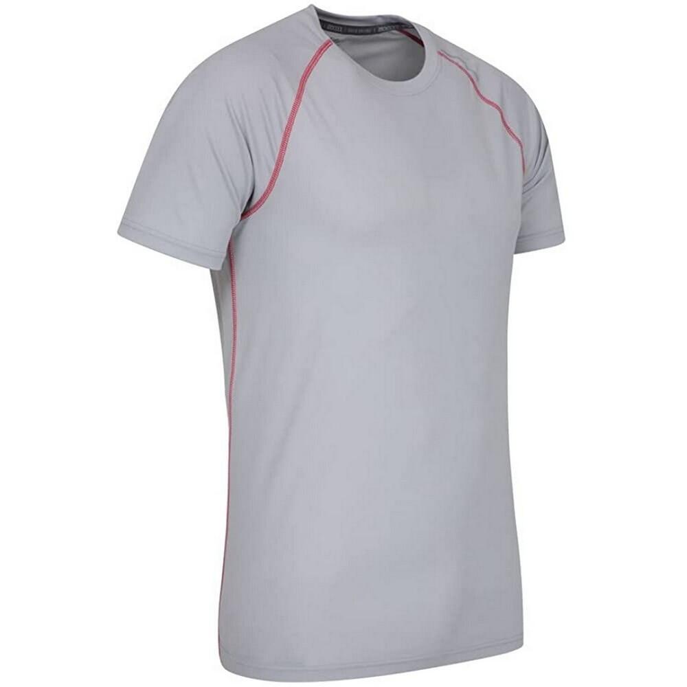 Mens Aero II ShortSleeved TShirt (Light Grey) 3/4