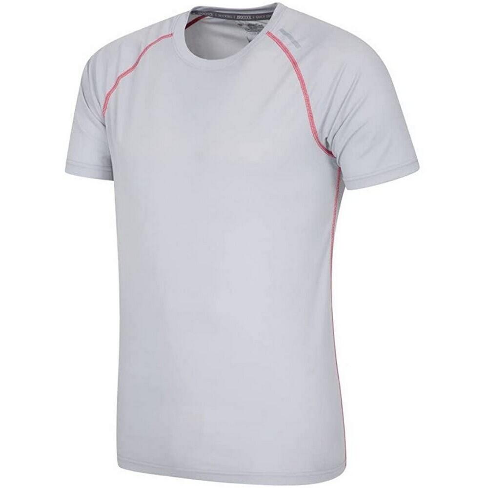Mens Aero II ShortSleeved TShirt (Light Grey) 2/4