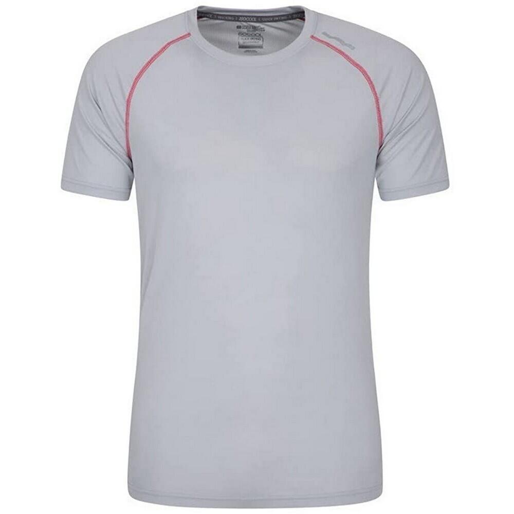 MOUNTAIN WAREHOUSE Mens Aero II ShortSleeved TShirt (Light Grey)