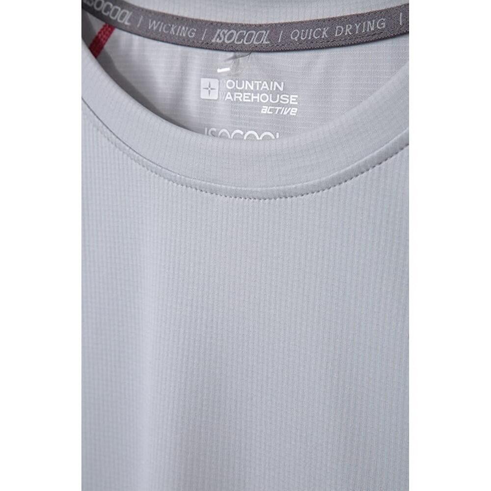 Mens Aero II ShortSleeved TShirt (Light Grey) 4/4