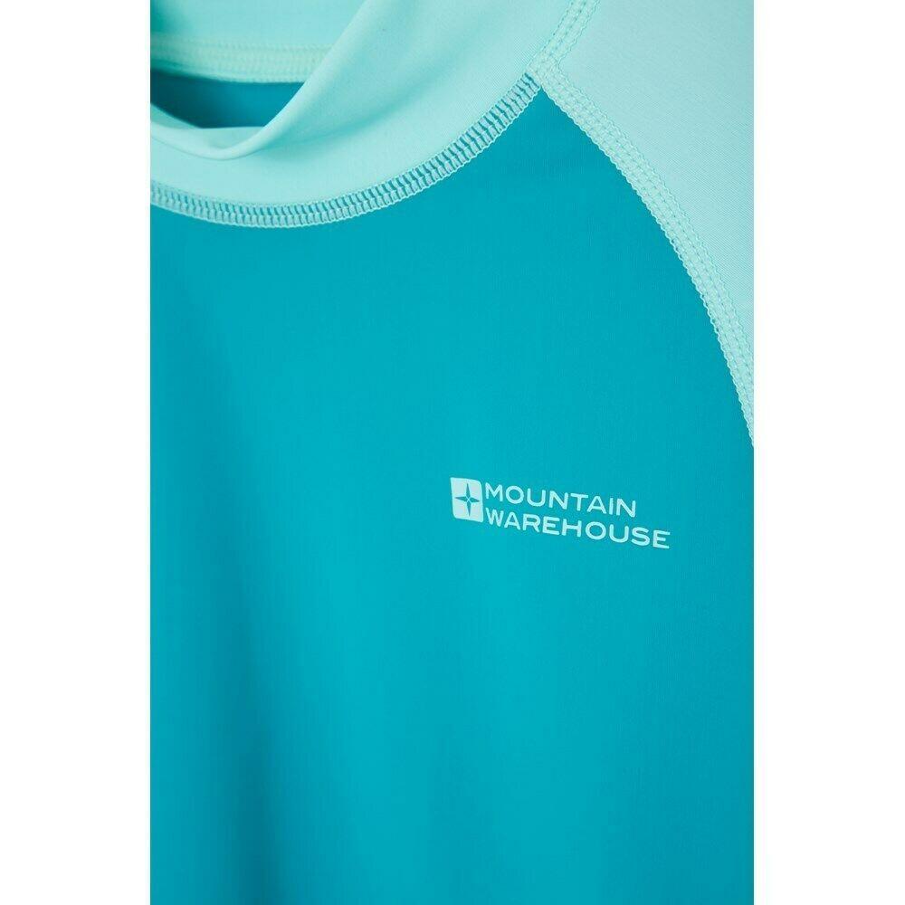 Childrens/Kids LongSleeved Rash Top (Teal) 4/4