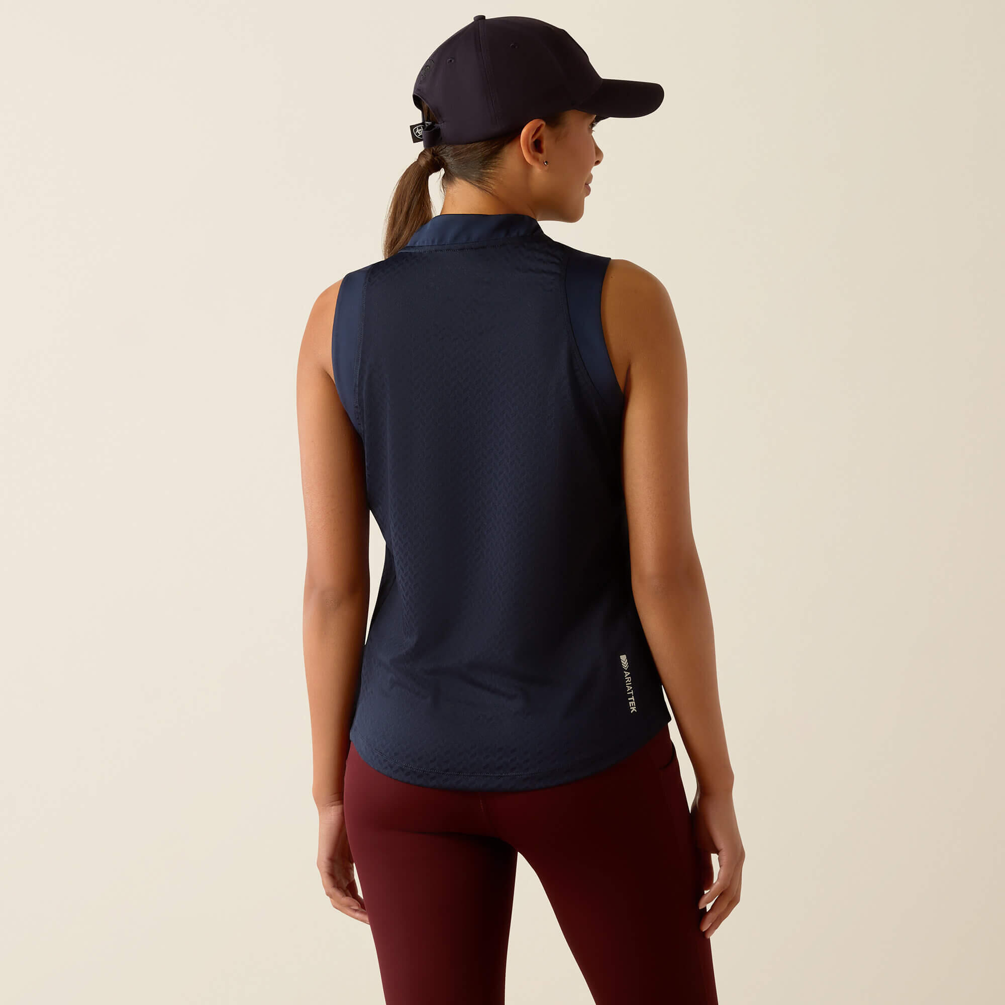 Mouwloos paardrijshirt dames Ariat Mesa 2/4