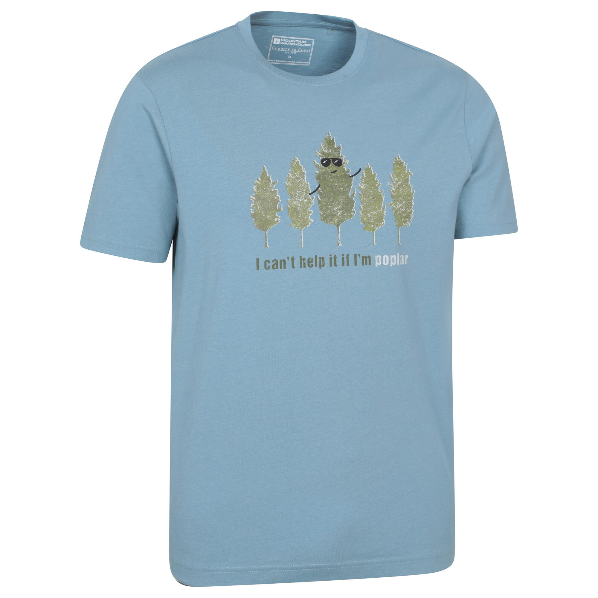 Tshirt POPLAR Homme (Bleu) 3/3