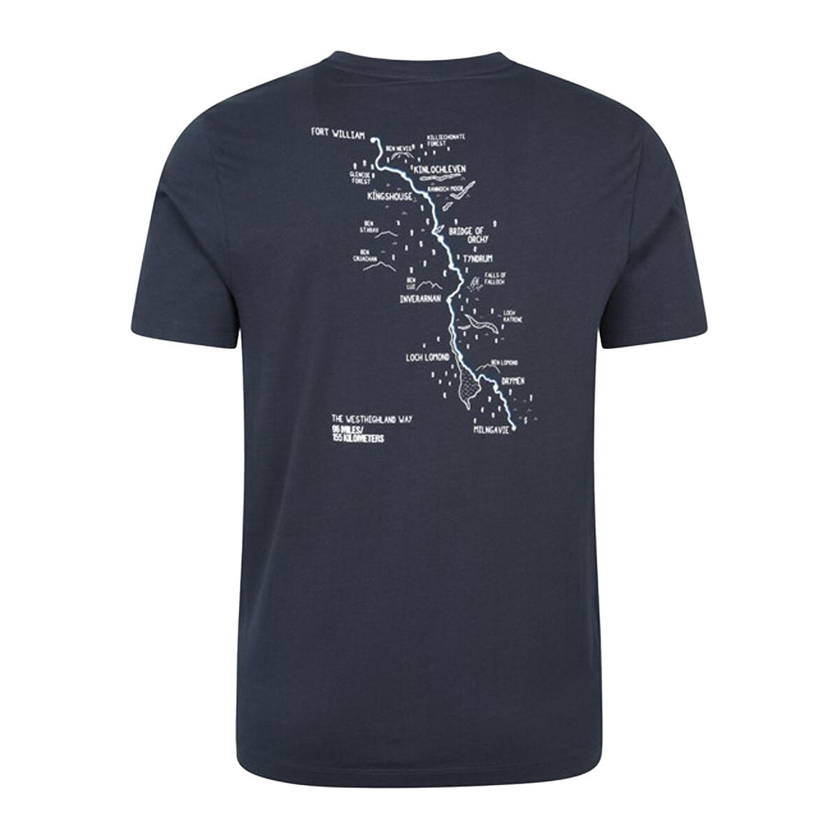 Tshirt Manches Courtes WEST HIGHLANDS Homme (Bleu Marine) 2/3