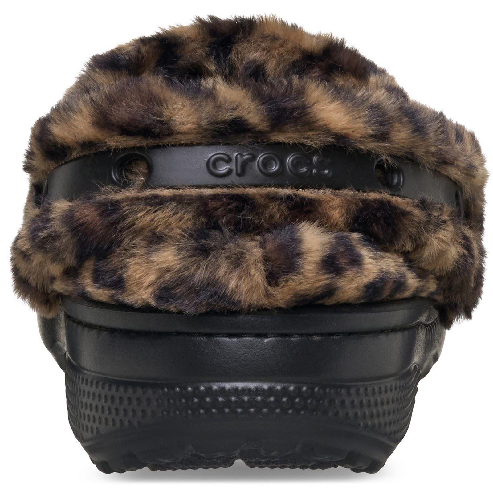 Crocs Classic Unfurgettable Polyester Blend Women's Leopard Clogs 2/6