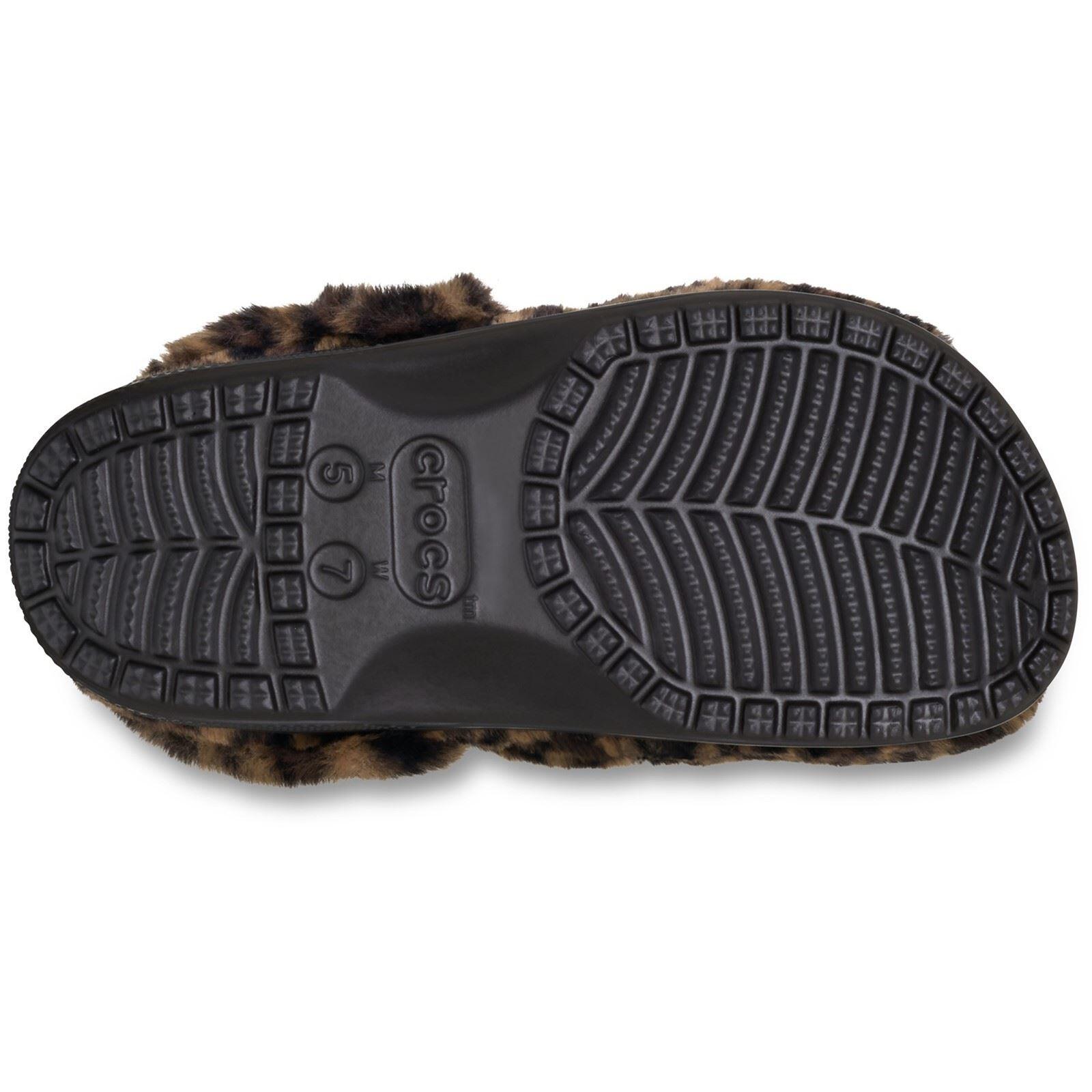 Crocs Classic Unfurgettable Polyester Blend Women's Leopard Clogs 4/6