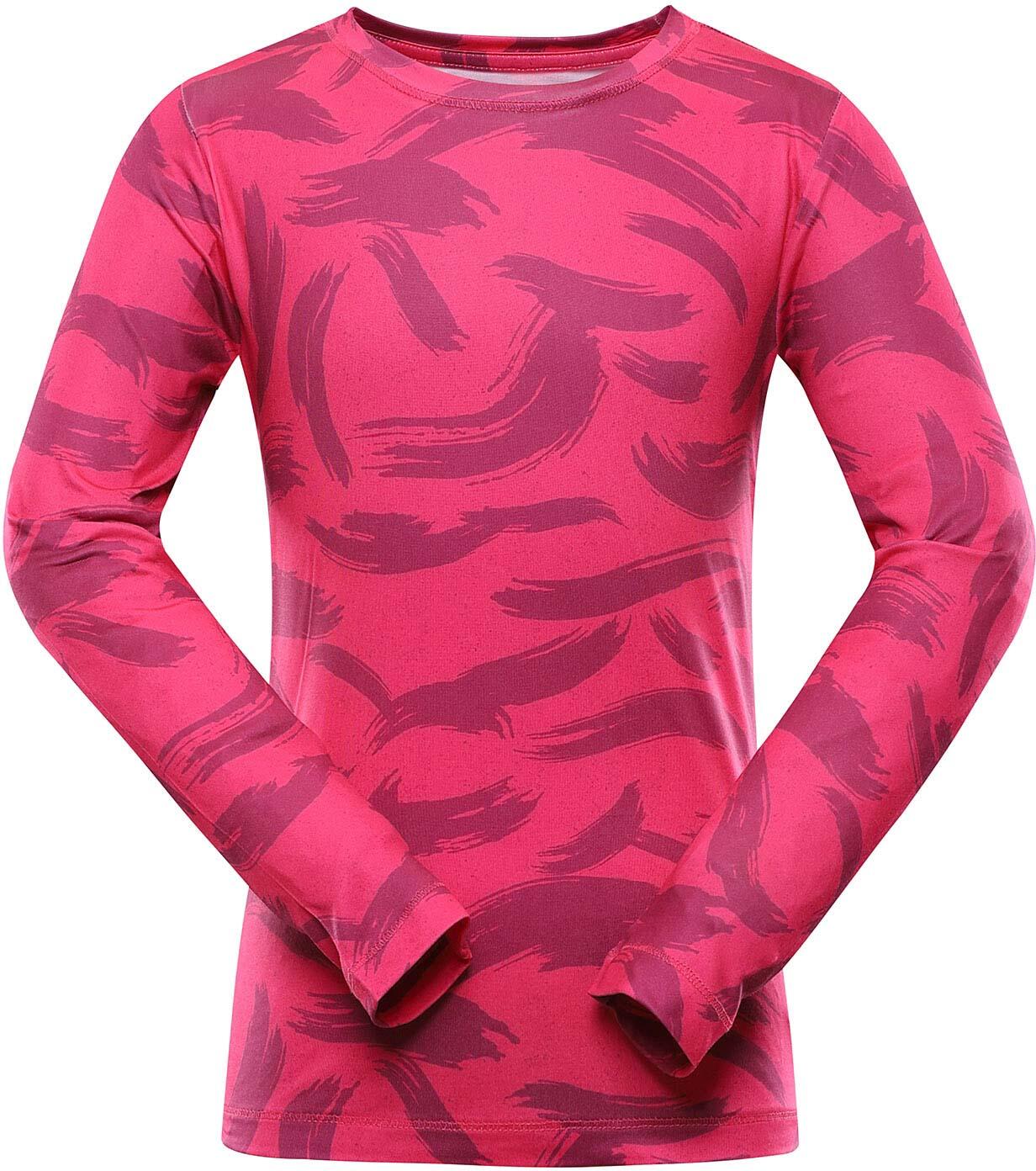 Camiseta infantil alpine pro amado 116-122 - respirável e confortável