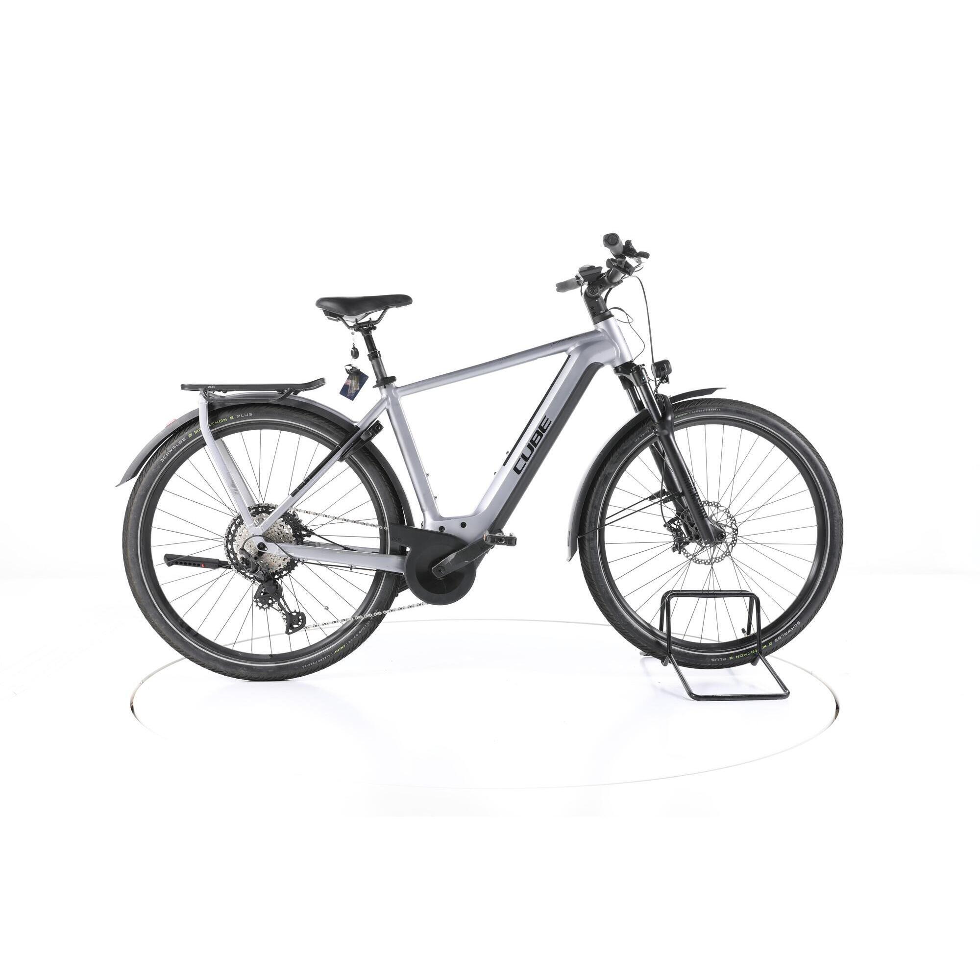 Cube - Reconditionné - Cube Kathmandu Hybrid Slx Trekking Vélo Électrique - Très Bon - Vélo De Voyage - Gris - 54 - Decathlon