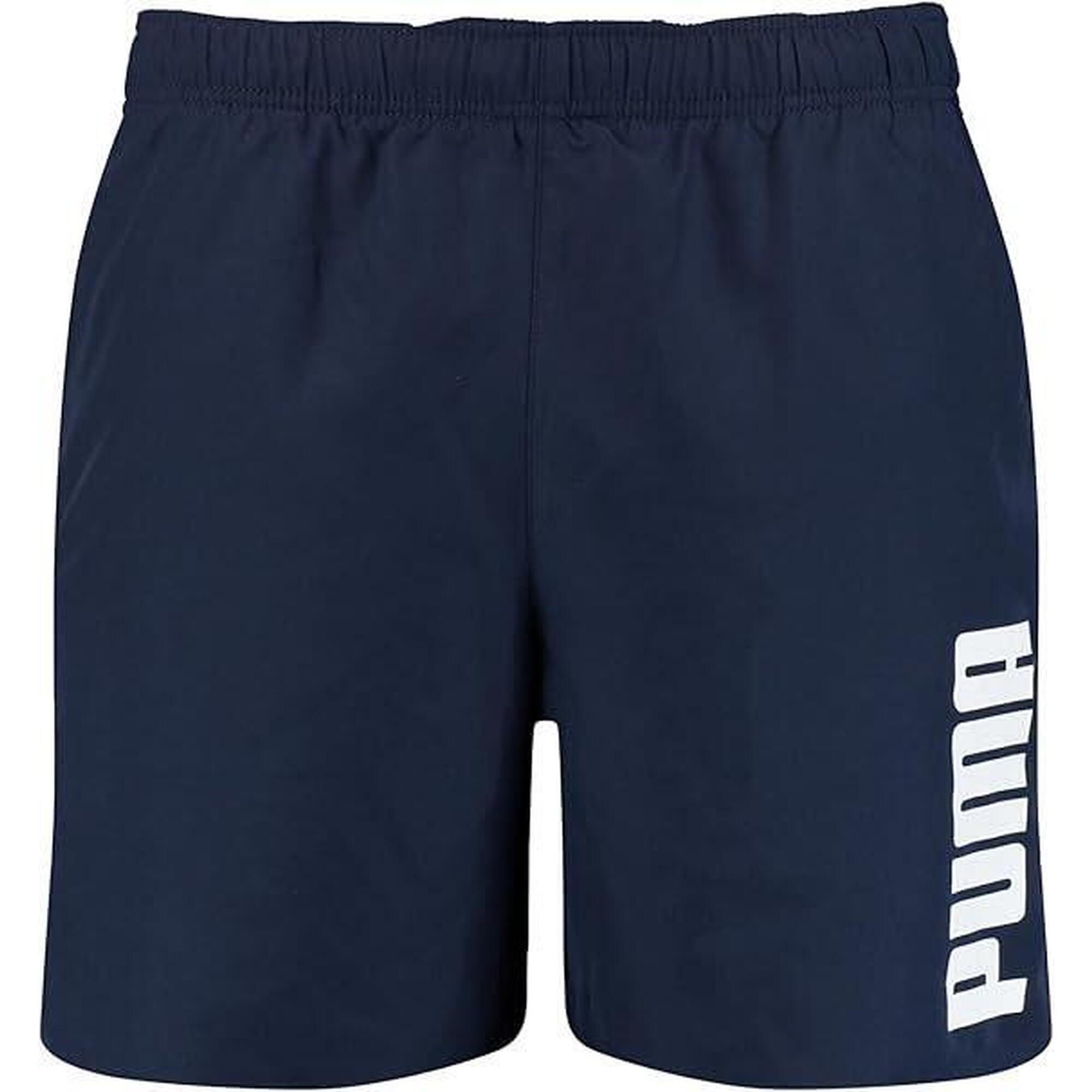 Puma - Short De Bain Puma Swim Mid Homme – Navy, Xl - Boxer De Bain - Bleu - Decathlon