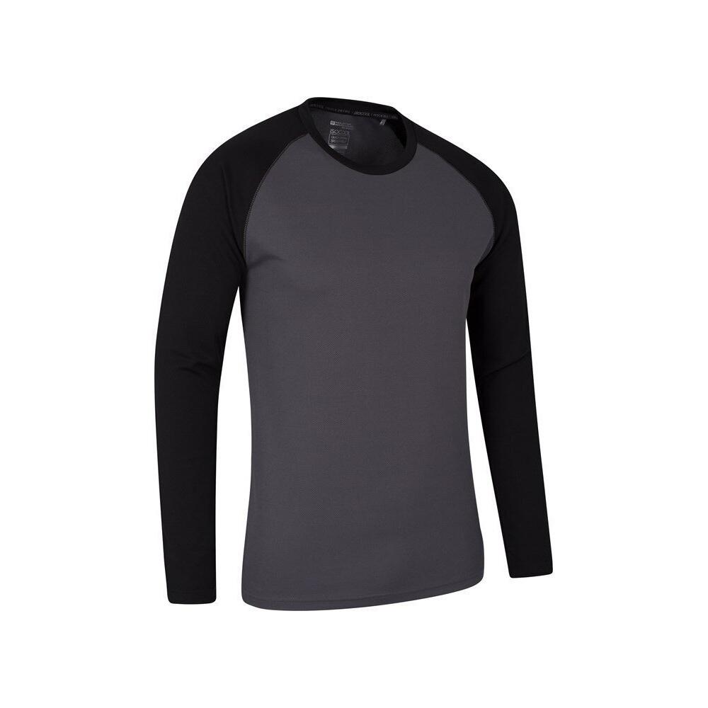 Mens Endurance LongSleeved TShirt (Black) 3/3