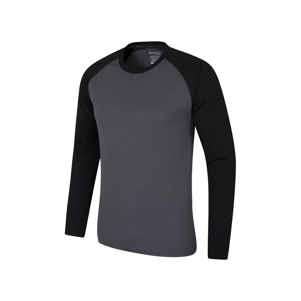 Mens Endurance LongSleeved TShirt (Black) 2/3