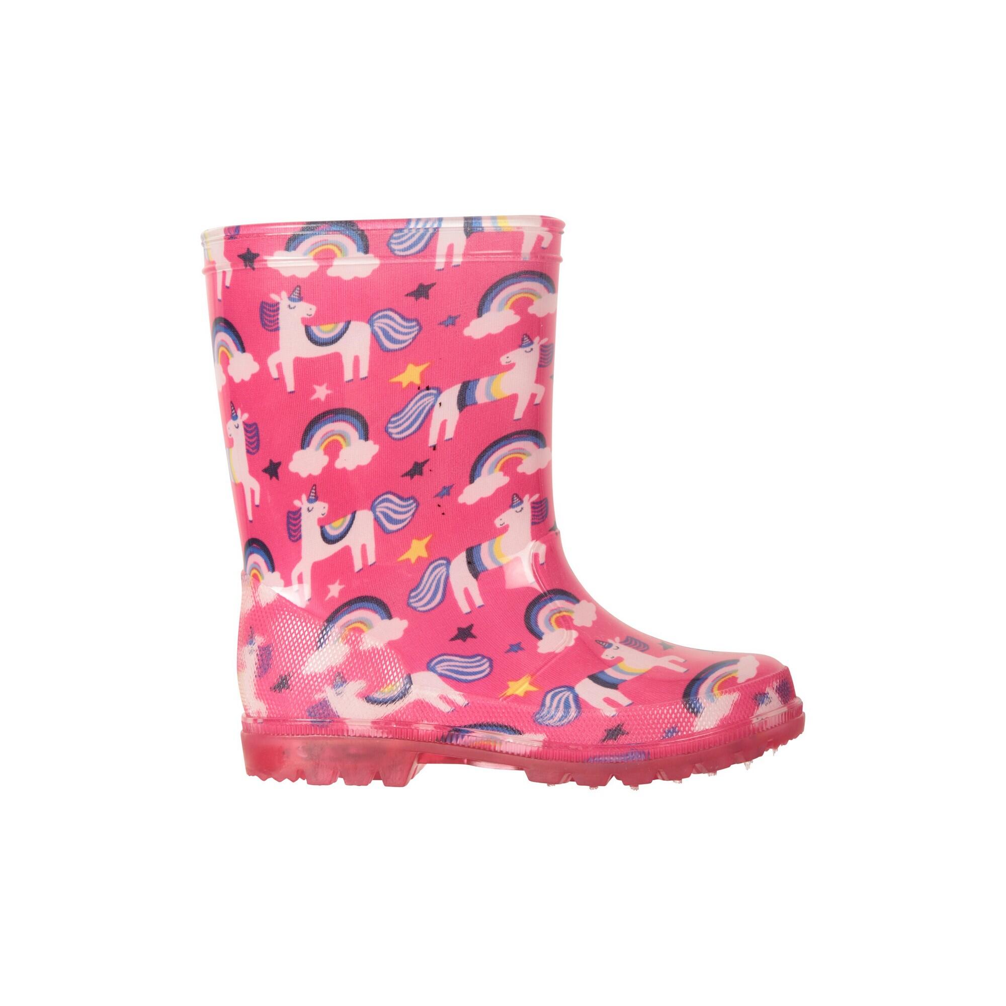 Bottes De Pluie SPLASH Enfant (Rose Vif) 4/4