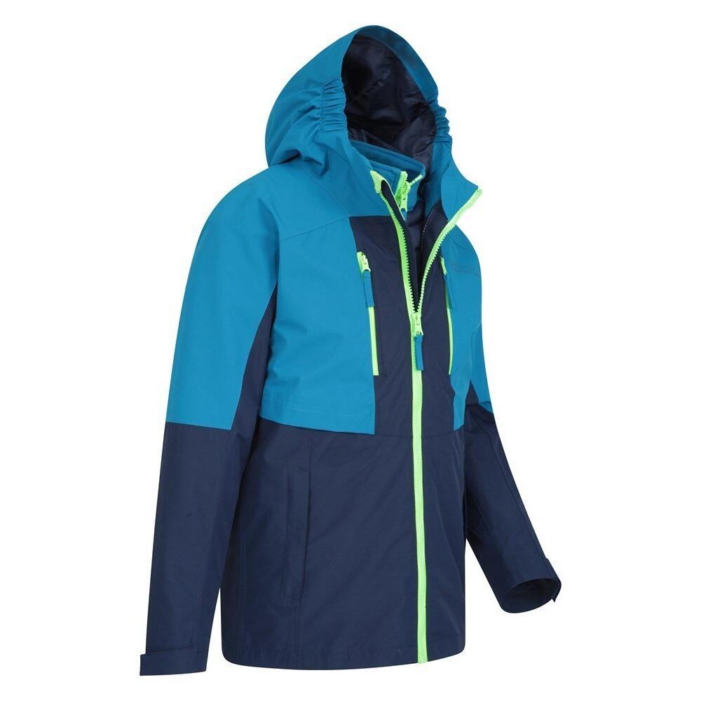 "Ravine" Jacke, wasserfest für Kinder Blau 4/4