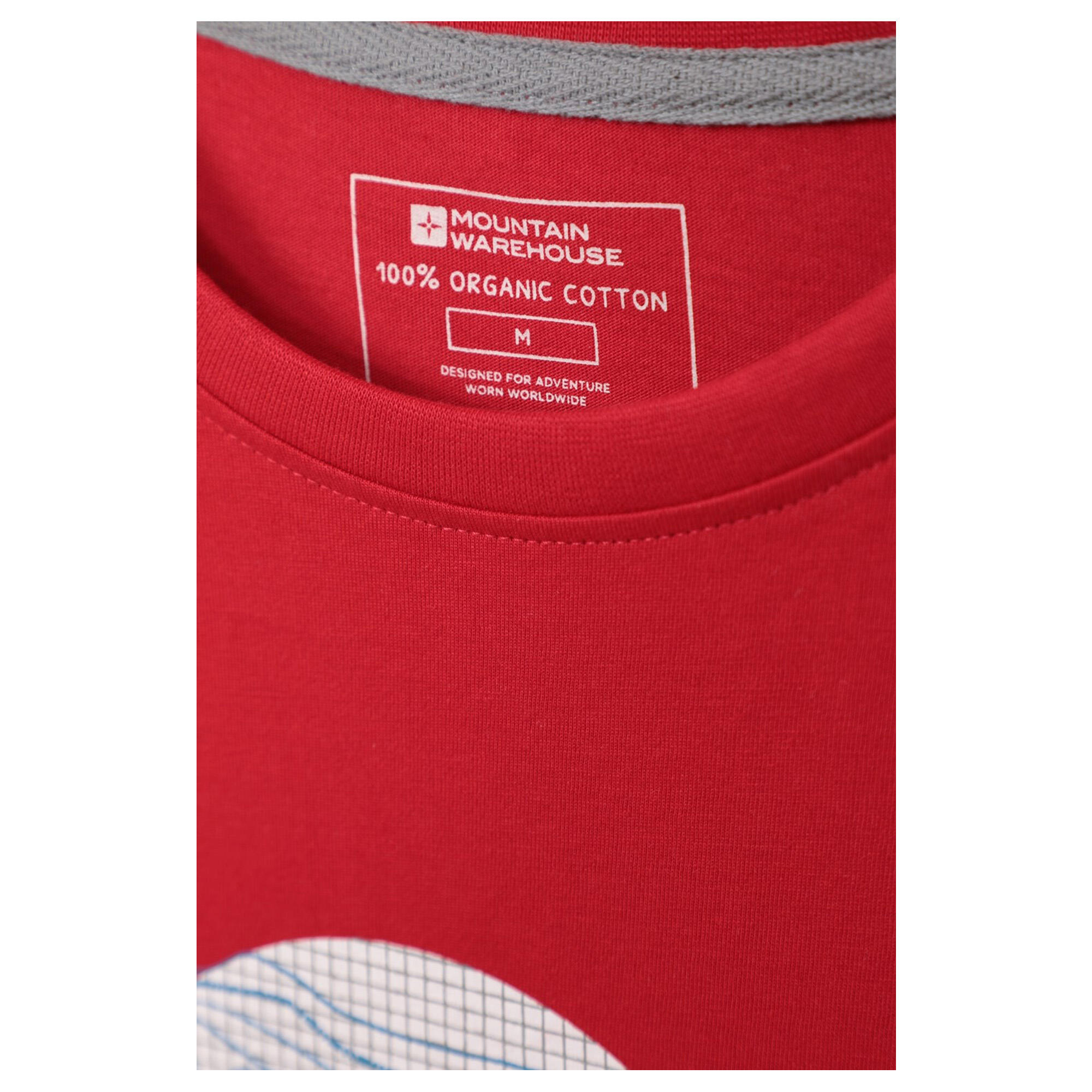 Tshirt ADVENTURE BEGINS Homme (Rouge) 2/4