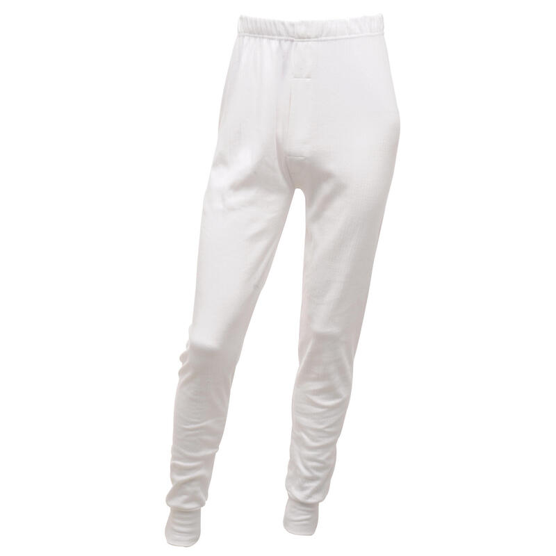 Mens Thermal Underwear Long Johns (White)