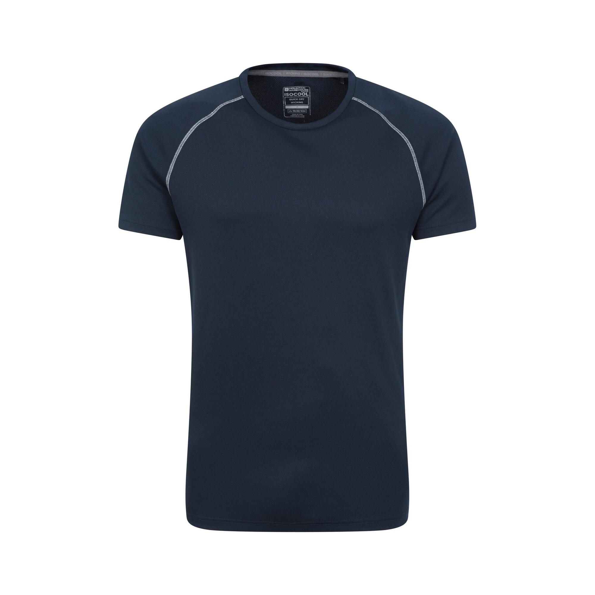 MOUNTAIN WAREHOUSE Mens Endurance IsoCool TShirt (Navy Reflect)