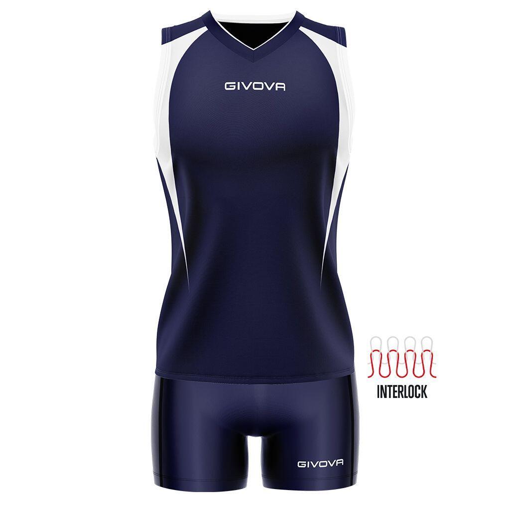 Givova Kit Volley Spike L – Women's Volleyball Vest & Shorts