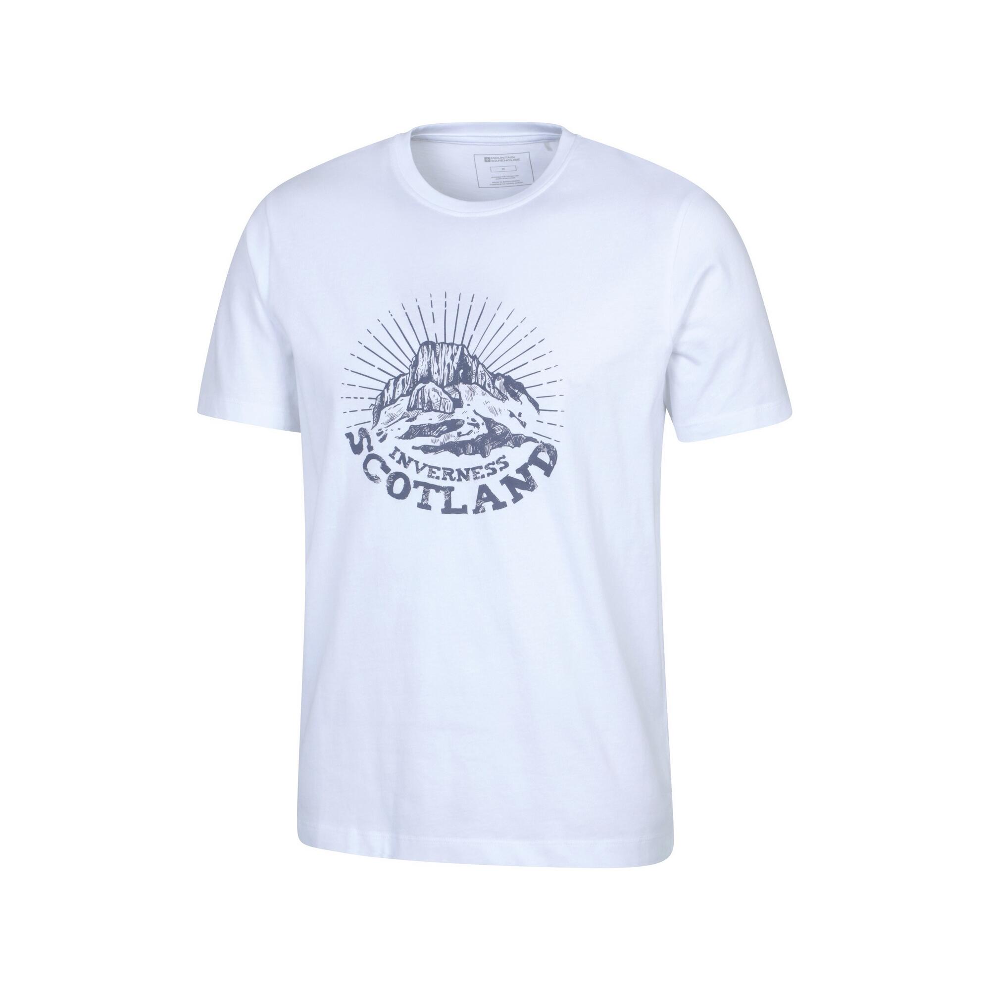 Tshirt Manches Courtes INVERNESS Homme (Blanc) 3/4