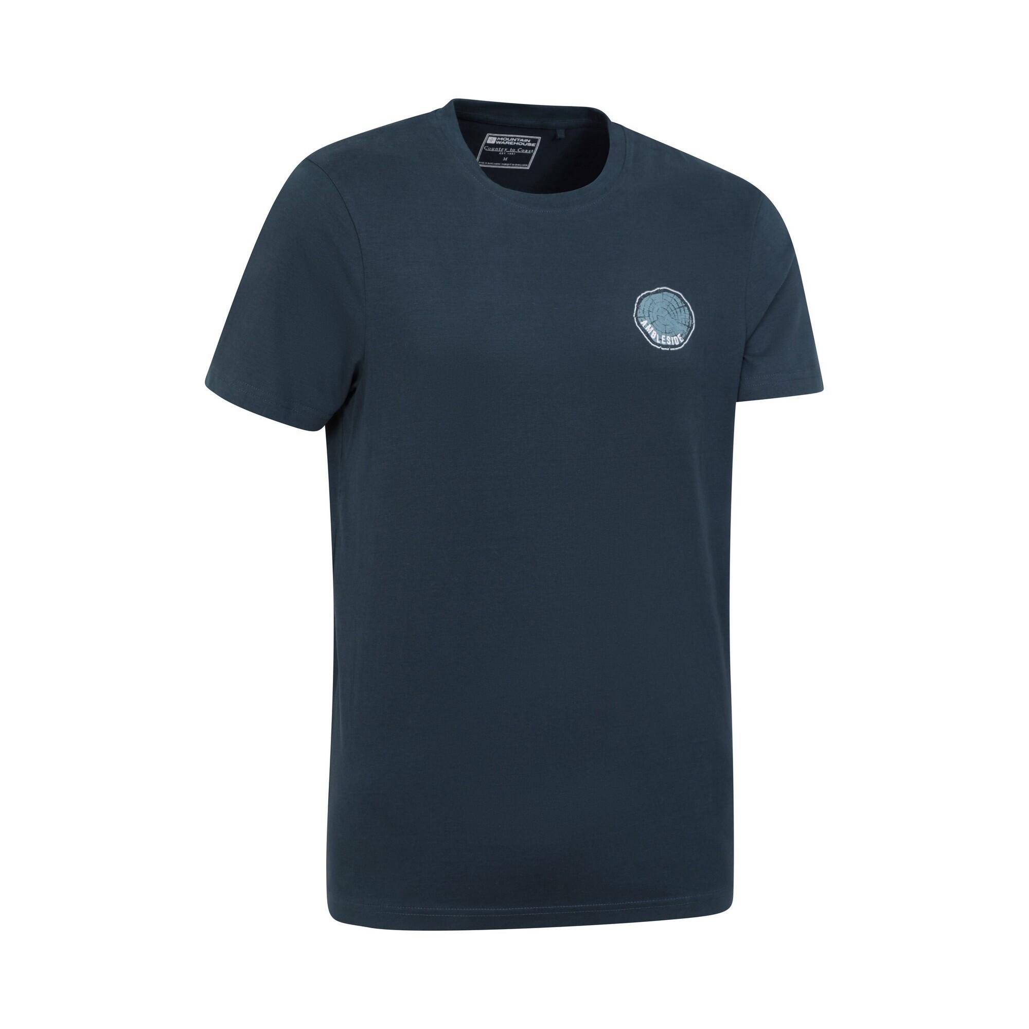 Maglietta Anello D´Albero Uomo Mountain Warehouse Ambleside Blu Scuro 3/3