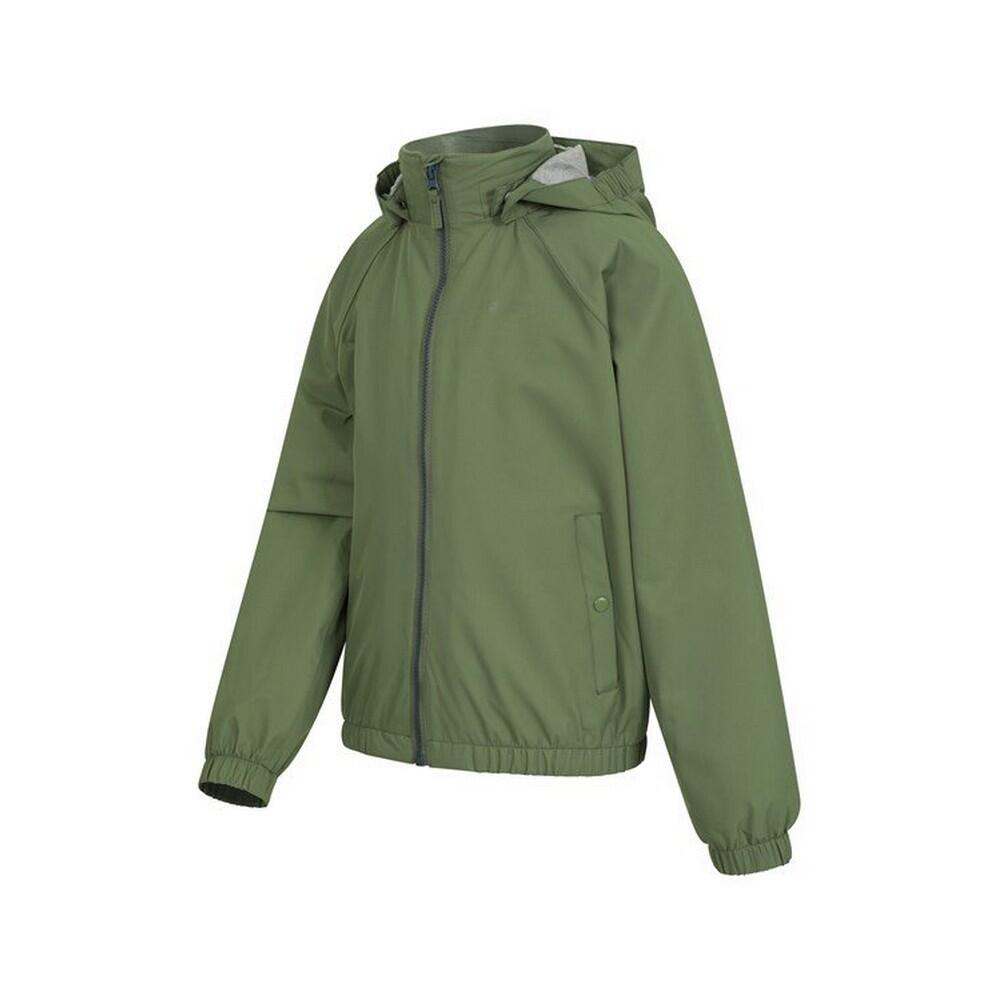 Childrens/Kids Clove Bomber Jacket (Khaki) 3/4
