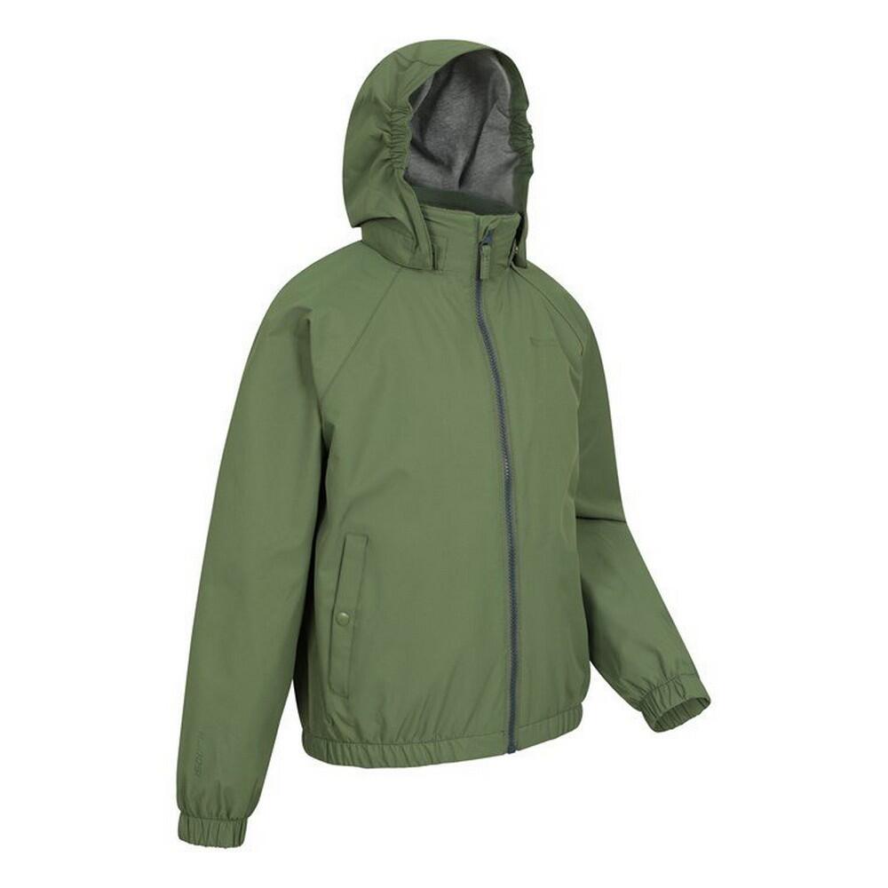 Childrens/Kids Clove Bomber Jacket (Khaki) 4/4