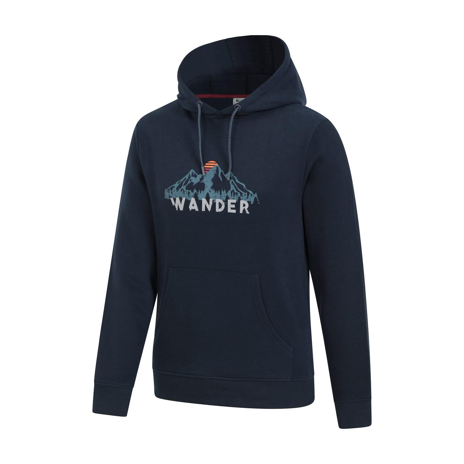 Sweat À Capuche WANDER Homme (Bleu Marine) 3/4