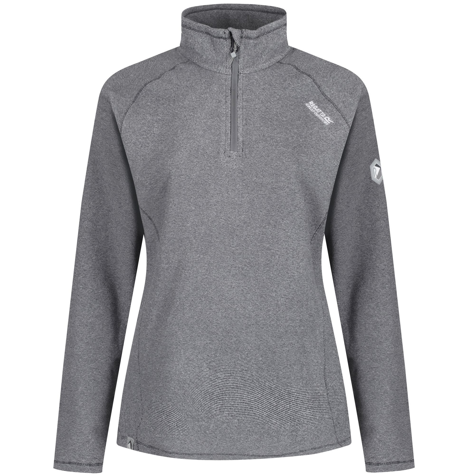 REGATTA Great Outdoors Womens/Ladies Montes Half Zip Fleece Top (Dark Light Steel)