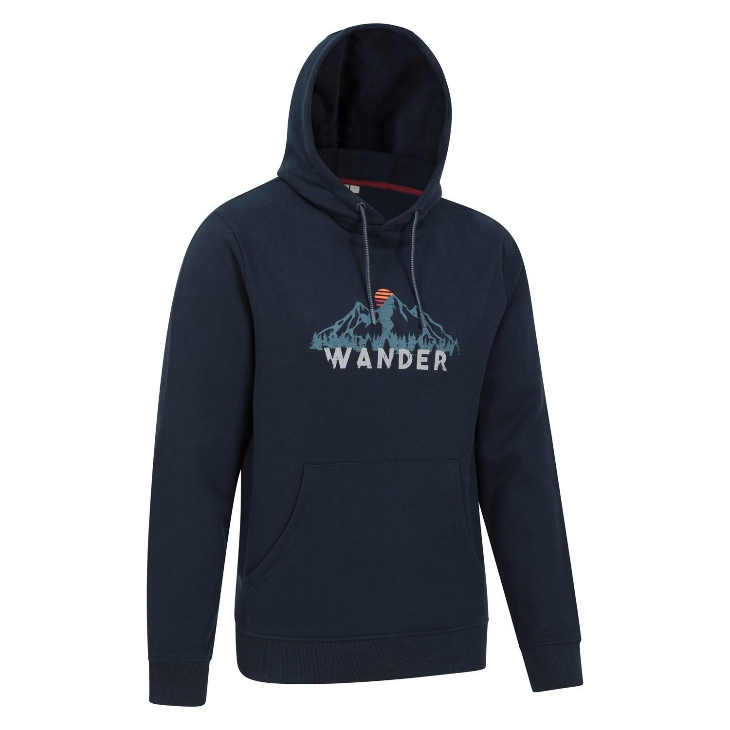 Sweat À Capuche WANDER Homme (Bleu Marine) 4/4