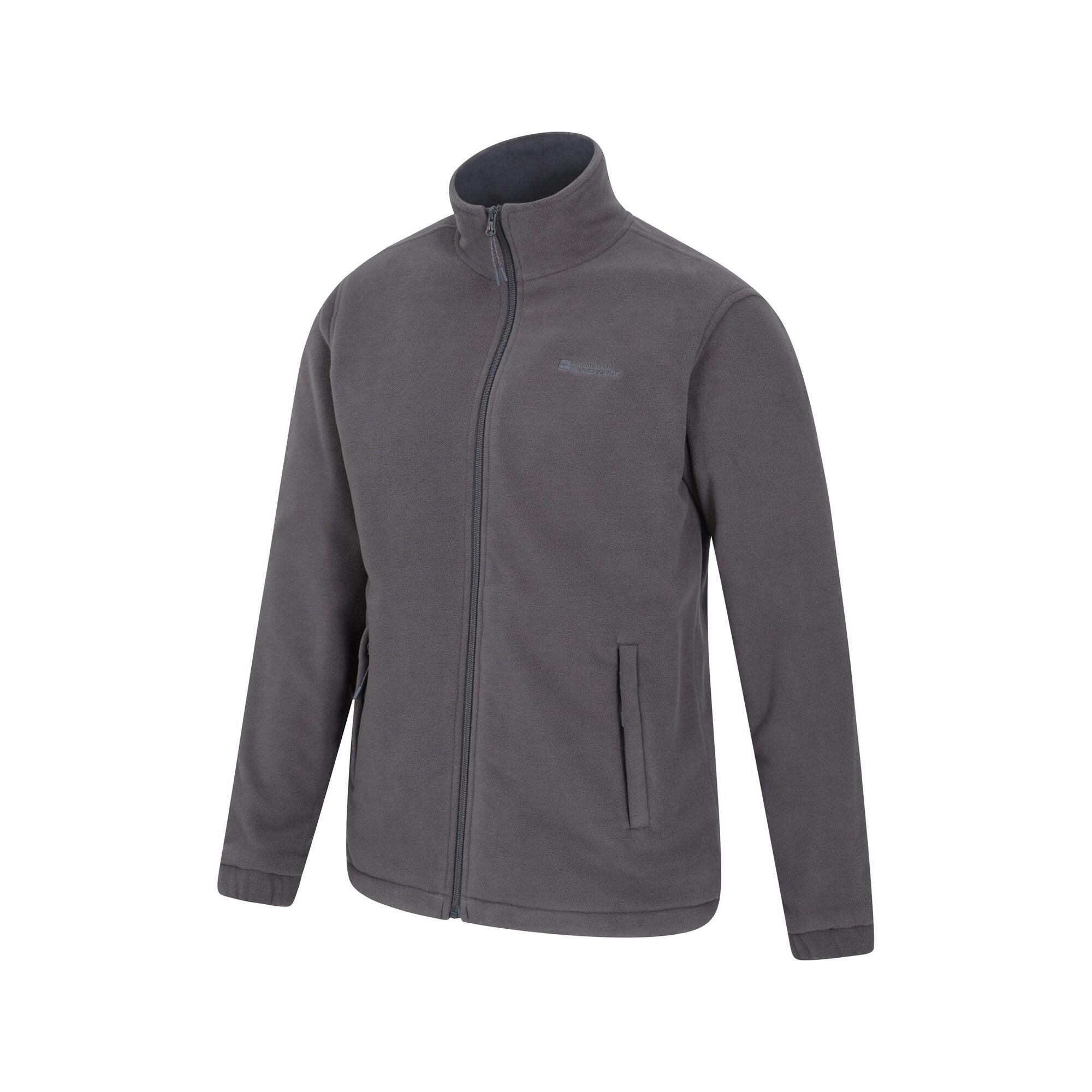 Giacca In Pile Antivento Uomo Mountain Warehouse Bernard II Grigio 4/4