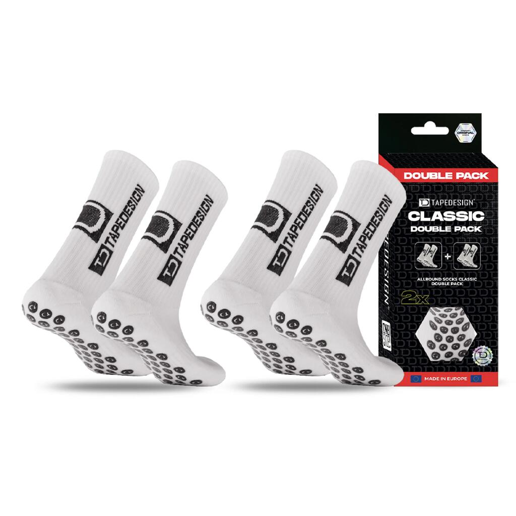 Classic Grip Socks 2-Pack – White