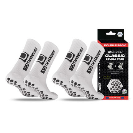 Classic Grip Socken 2er-Pack Schwarz