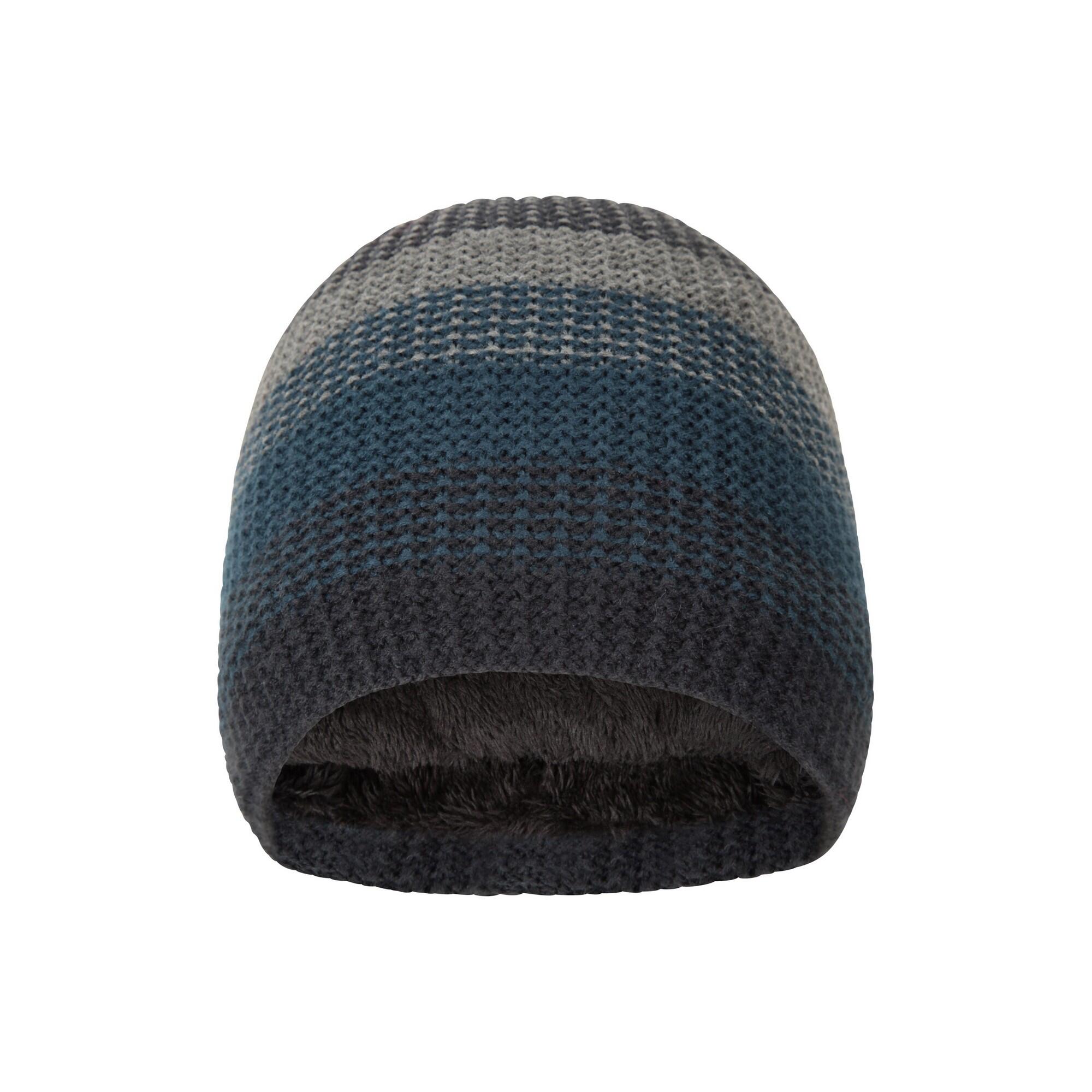 MOUNTAIN WAREHOUSE Mens Mirka Borg Lined Beanie (Dark Grey)