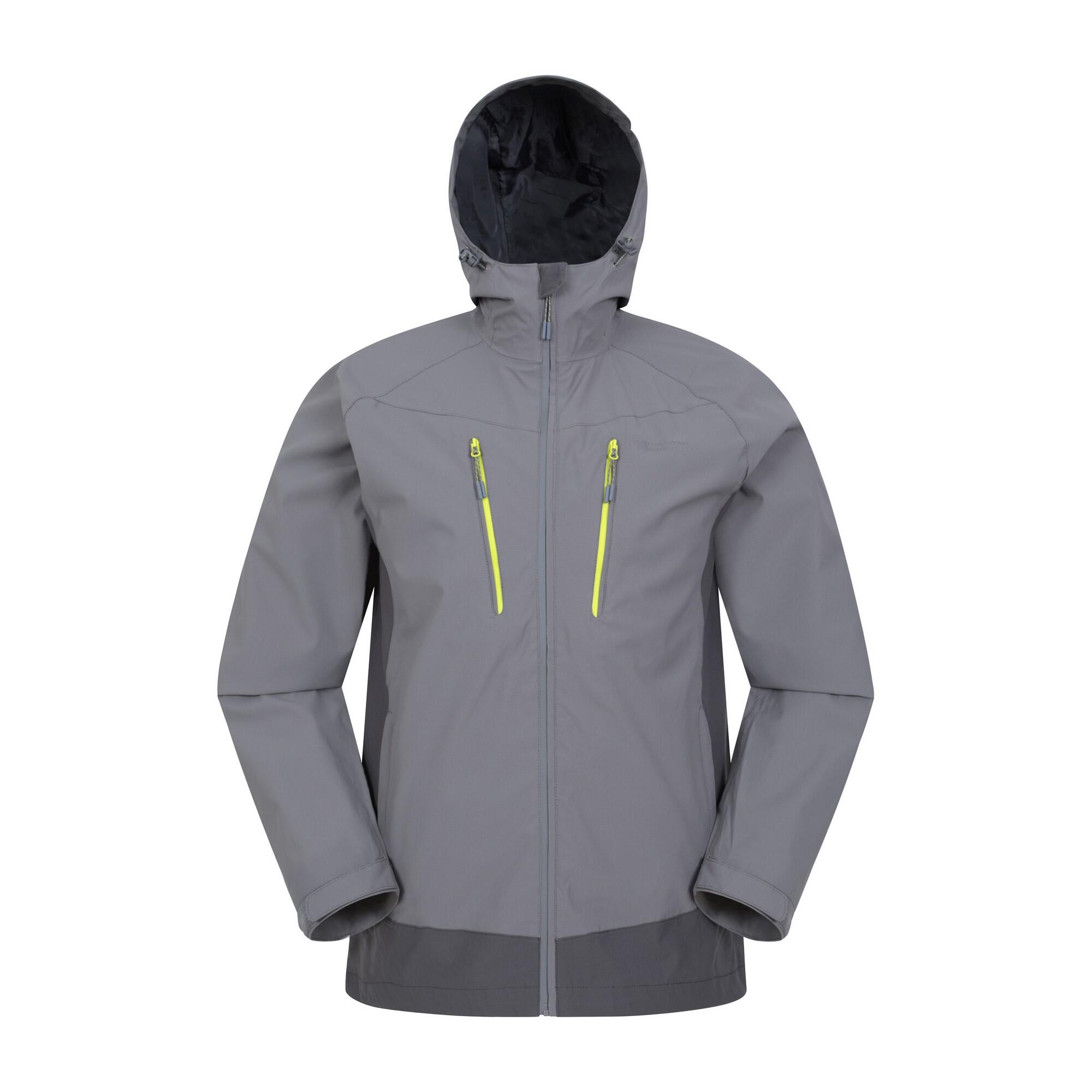 MOUNTAIN WAREHOUSE Mens Bounds Waterproof Jacket (Grey)