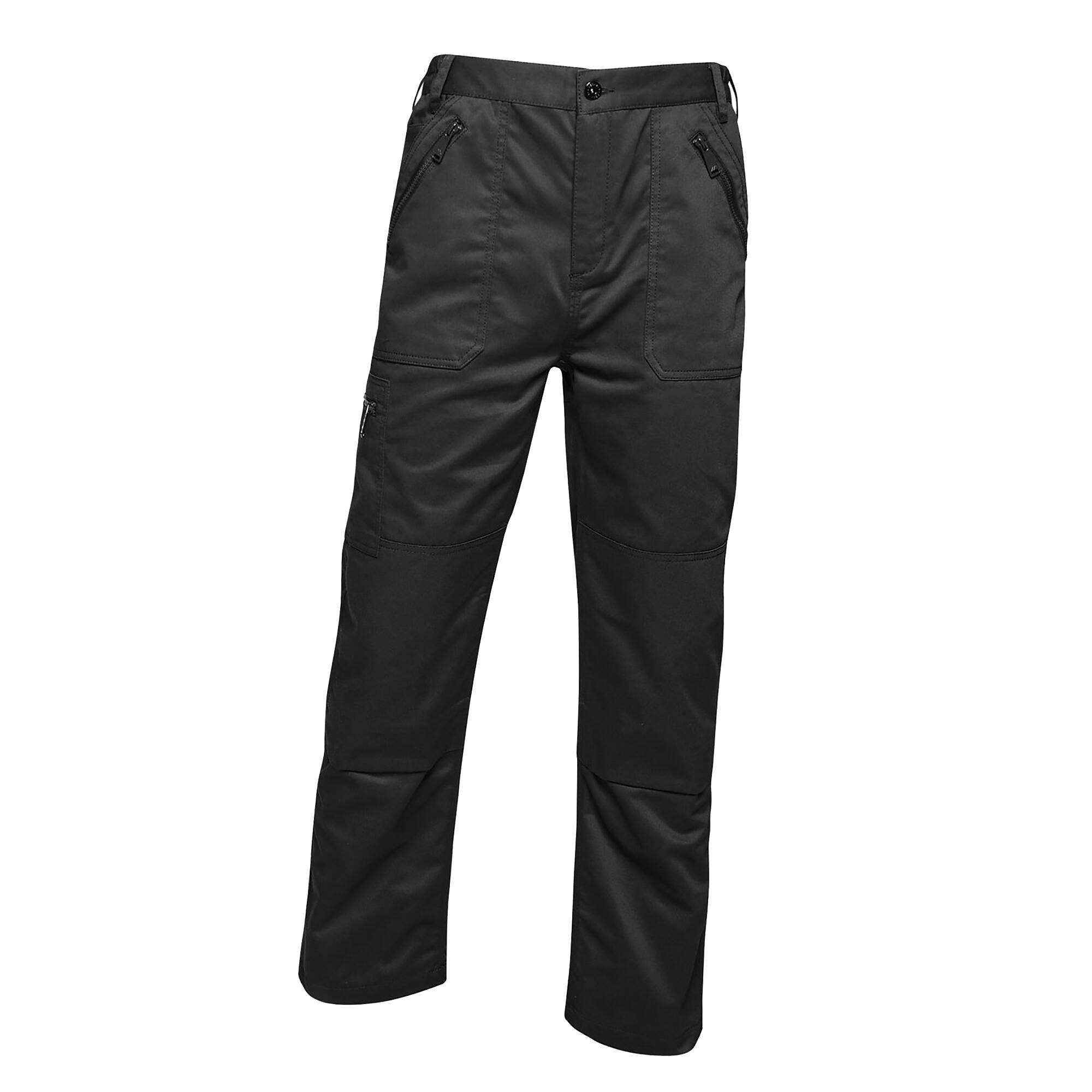 Mens Pro Action Trousers (Black) 4/5