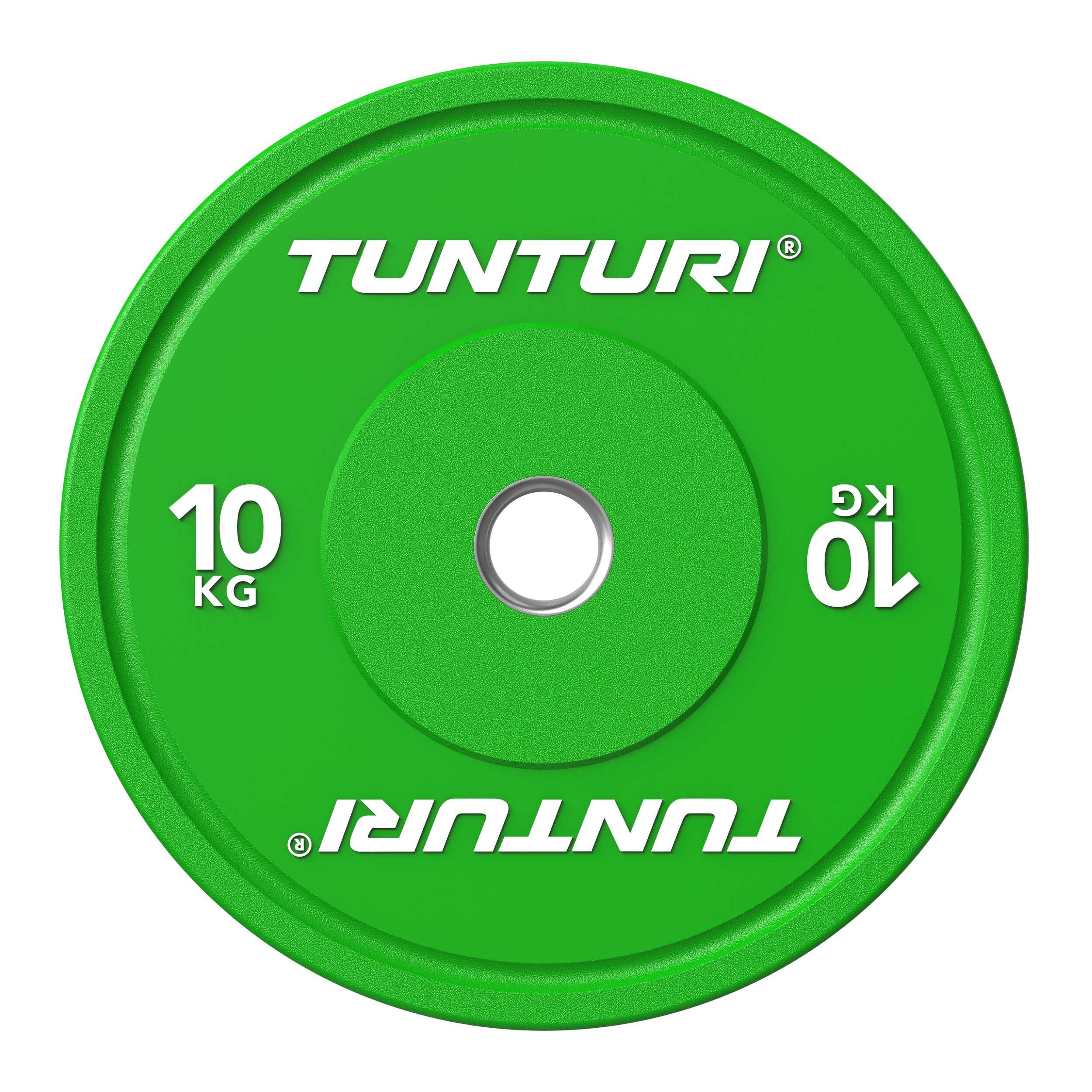 Dischi Bumper Platinum – Dischi Pesi – 1x 10kg – Verde 2/7