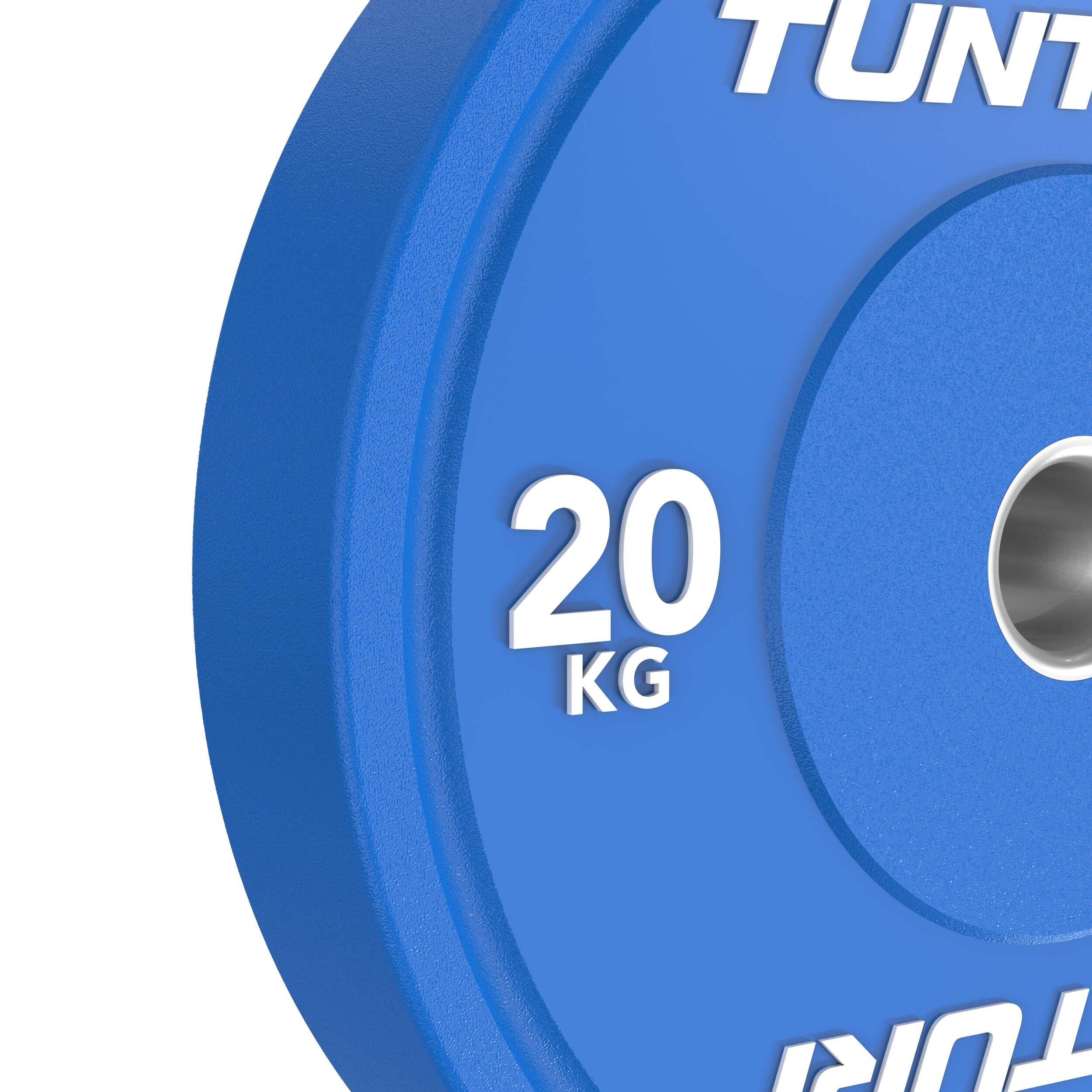 Dischi Bumper Platinum - Pesi - Dischi per Bilanciere - Set 90 kg 6/7